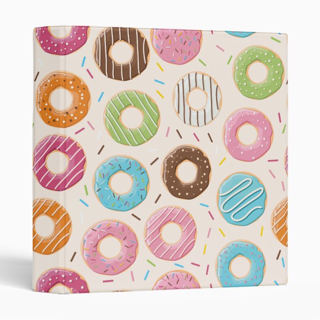 Funny Doughnut Binder (Front/Spine)