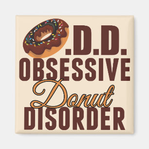 Funny Doughnut Magnet
