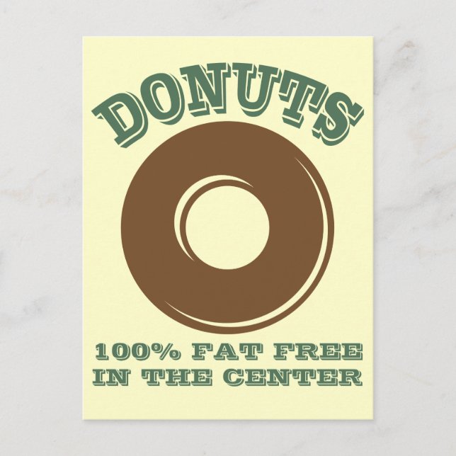 Funny Doughnut Postcard (Front)