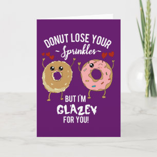 Funny Doughnut Sayings Greeting Card