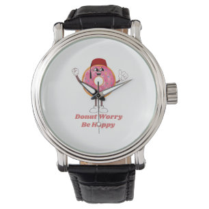 Funny Doughnut T-Shirt – Doughnut Worry Be Happy G Watch