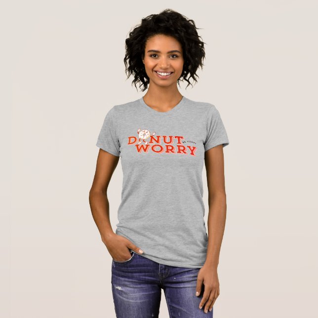 Funny Doughnut Worry tee (Front Full)