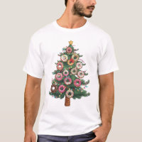 Funny Doughnuts Christmas Tree Lights Xmas PJS