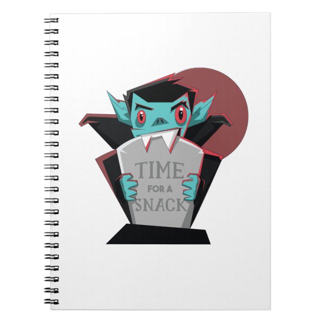 Funny Dracula Quote Notebook (Front)