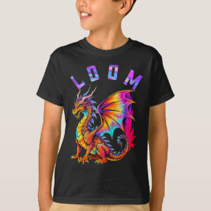 Funny Dragon Loom Lovers For Men Women Imagine Gif T-Shirt