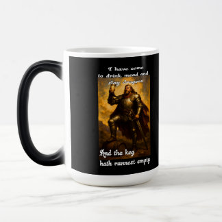 Funny dragon slayer mead drinker humour fantasy ar magic mug