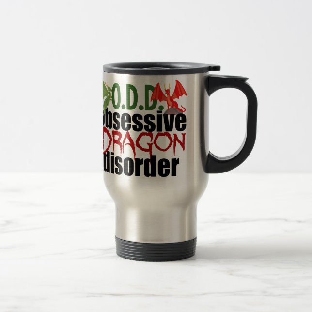 Funny Dragon Travel Mug (Right)