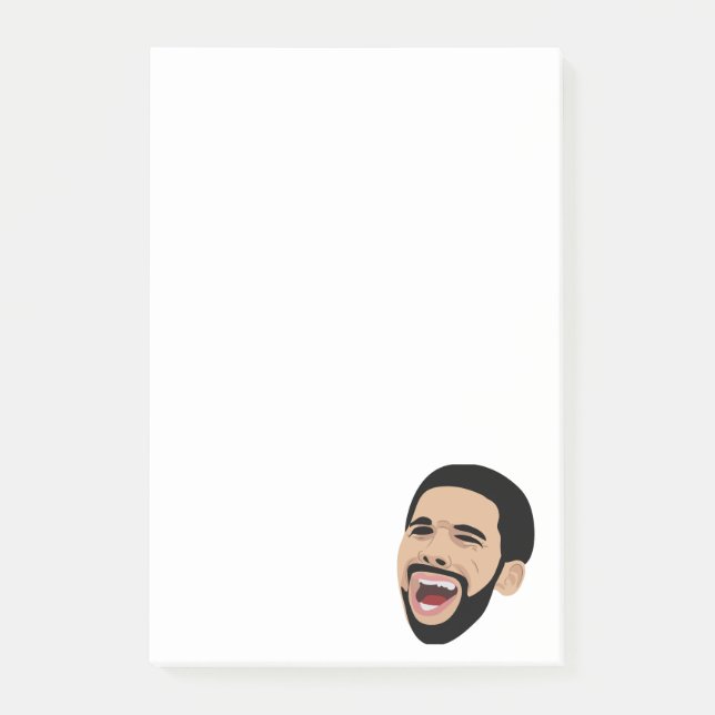 Funny Drake Crying, Funny art meme  Post-it Notes (Front)