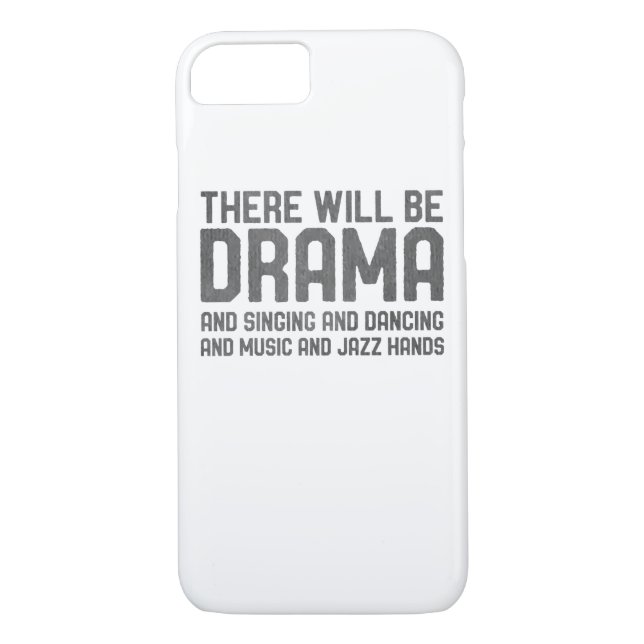 Funny Drama Singing Dancing Broadway Theatre Case-Mate iPhone Case (Back)