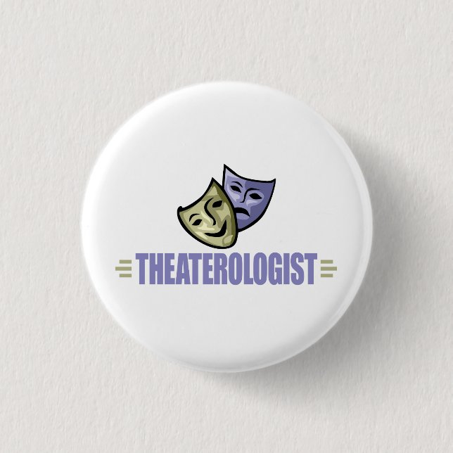 Funny Drama Theatre 1 Inch Round Button (Front)