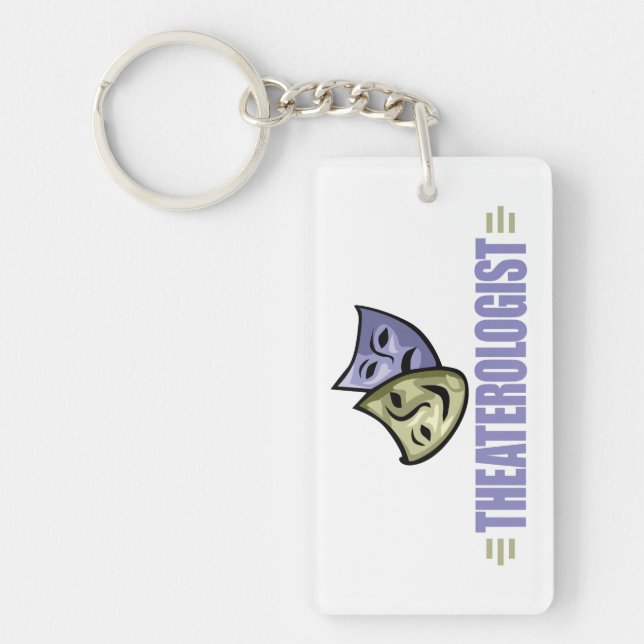 Funny Drama Theatre Keychain (Front)