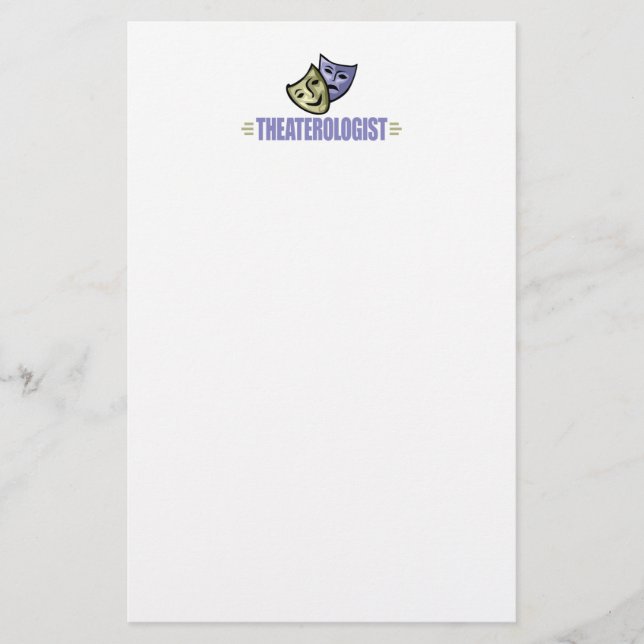 Funny Drama Theatre Stationery (Front)