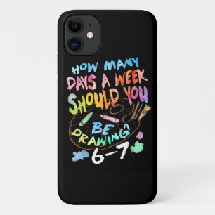 Funny Drawing Sketching Artist  iPhone 11 Case