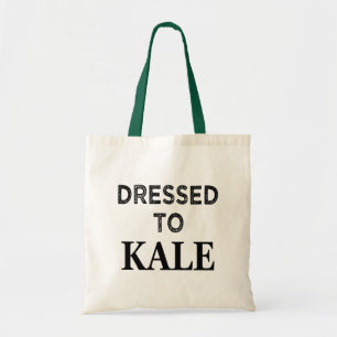 Funny Dressed to Kale tote bag