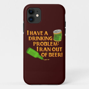 Funny Drinking Beer iPhone 11 Case