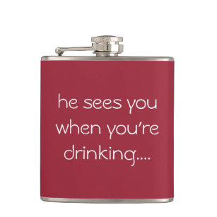 Funny drinking gift...Christmas flask