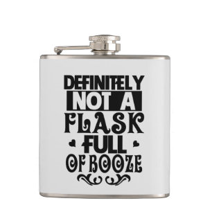 funny drinking lovers word art  hip flask