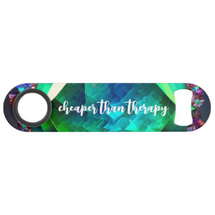 Funny Drinking Quote Abstract Underwater Crystals Bar Key