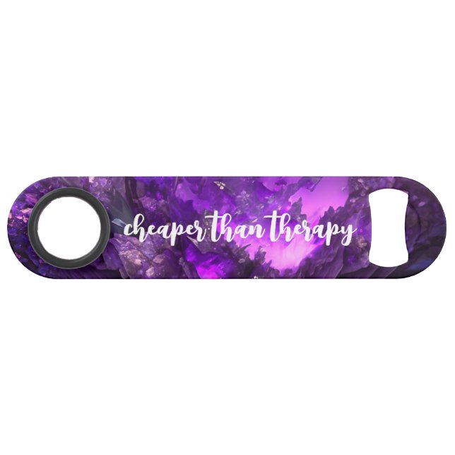 Funny Drinking Quote Abstract Underwater Crystals Bar Key (Front (Horizontal))