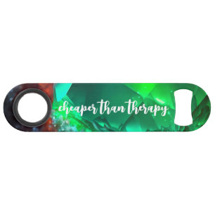 Funny Drinking Quote Abstract Underwater Crystals Bar Key