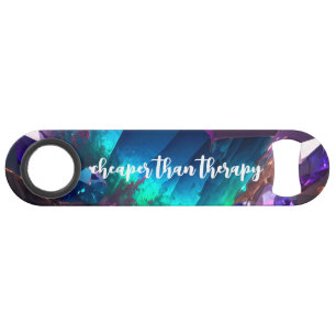 Funny Drinking Quote Abstract Underwater Crystals Bar Key