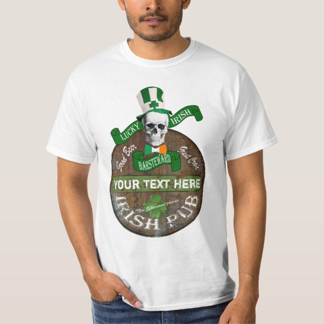 Funny drinking team St Patricks T-Shirt (Front)