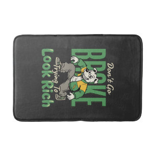 Funny Drip Dog Money Quote Bath Mat