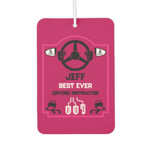 Funny Driving Instructor Gift Air Freshener