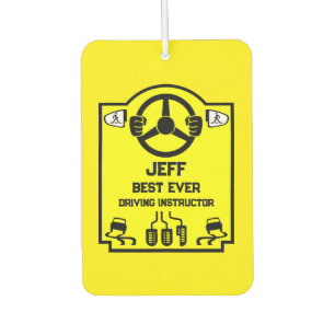 Funny Driving Instructor Gift Air Freshener