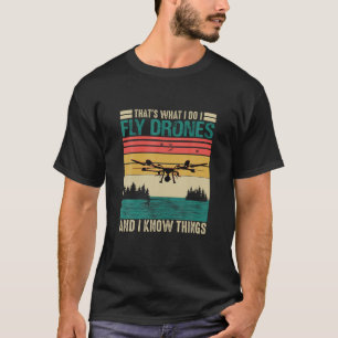 Funny Drone Pilot Design For Men Women Drone Opera T-Shirt