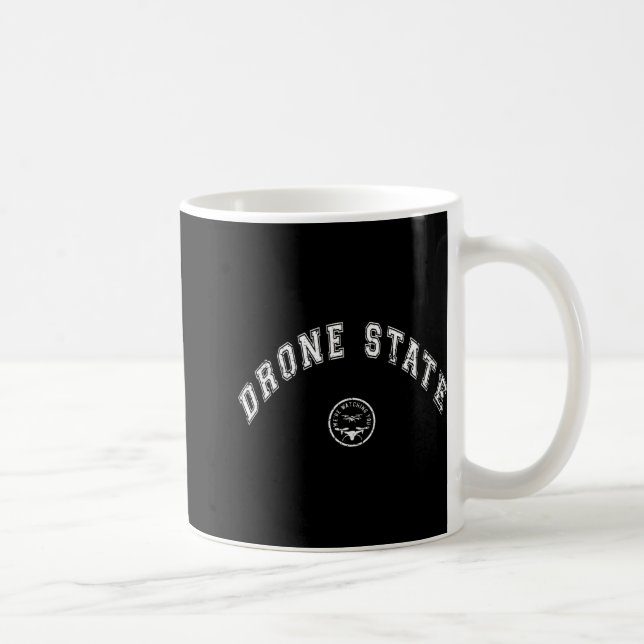 Funny Drone State Flying Secret Drone New Jersey W Coffee Mug (Right)