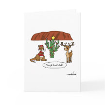 Funny Drop It Like It's Hot Christmas Card