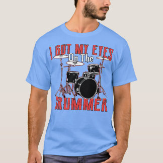 Funny Drummer Musician And Drum Lover Gift Idea 1  T-Shirt