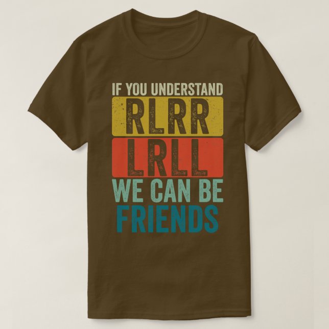Funny Drummer Paradiddle Retro Drumming Drum Set 1 T-Shirt (Design Front)
