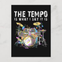 Funny Drummer Quote Drumset Rock Band Musician