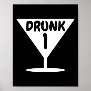 Funny Drunk 1 Party Thing Halloween Costume  Poster