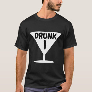 Funny Drunk 1 Party Thing Halloween Costume T-Shirt