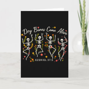 Funny Dry Bones Come Alive Ezekiel 37_5 Skeleton C Card
