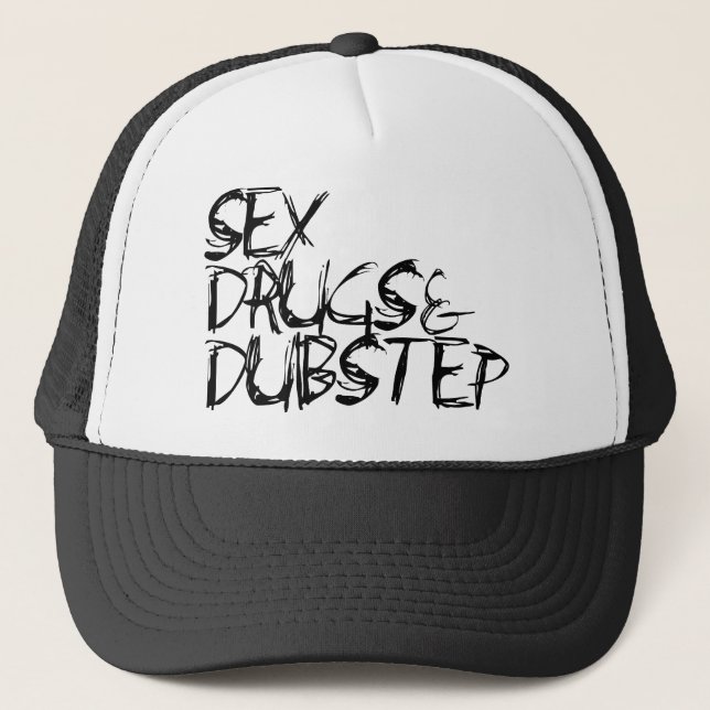 Funny dubstep humour trucker hat (Front)