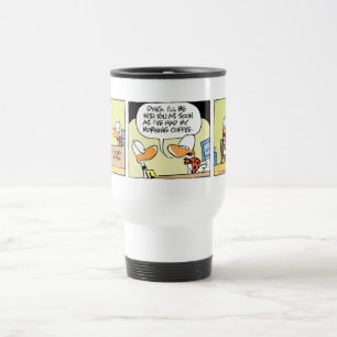 Funny Duck Cartoon Coffee Mug