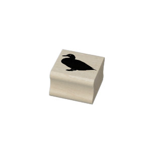   Funny Duck Cute Bird Animal Personal Stationery  Rubber Stamp