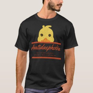 Funny Duck Farm Animal Anatidaephobia Duck waterco T-Shirt
