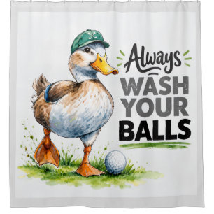Funny Duck Golfer Always Wash Your Balls Golf