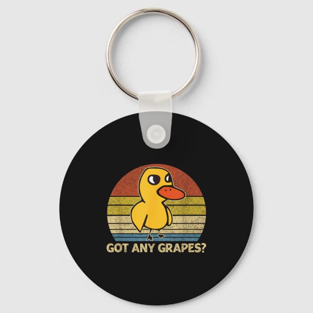 Funny Duck Got Any Gs Graphic Summer Humor Duck Me Keychain (Front)