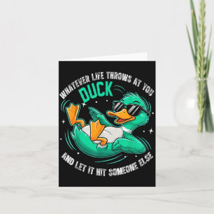 Funny Duck Graphic Tees Men Women Teens Funny Quot Card