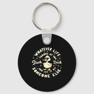Funny Duck Graphic Tees Men Women Teens Funny Quot Keychain