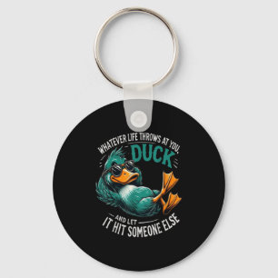 Funny Duck Graphic Tees Men Women Teens Funny Quot Keychain