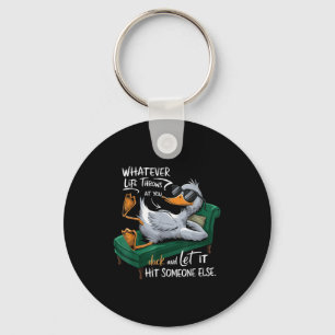 Funny Duck Graphic Tees Men Women Teens Funny Quot Keychain