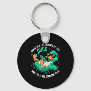 Funny Duck Graphic Tees Men Women Teens Funny Quot Keychain