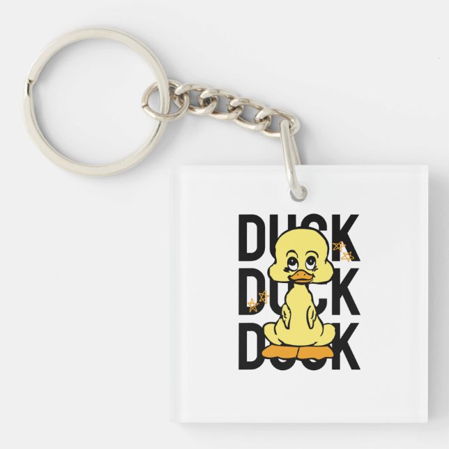 Funny Duck  Keychain (Front)